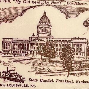 Kentucky Souvenir Plate